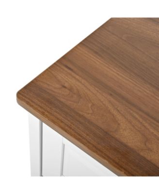 White 6-Drawer Dresser with Wide Drawer & Metal Handles