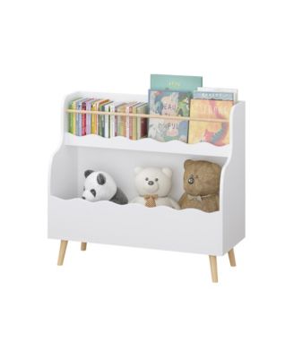 Streamdale Kids Bookcaes, Children Book Organizer, toy Storage Cabinet Organizer, White