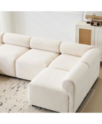 Streamdale  Furniture  Evelyn 114" 6-Piece U-Shaped Modular Sectional Sofa