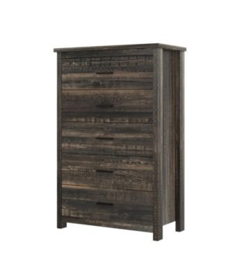 Streamdale Queen Bed Set- Storage Headboard, Nightstands, Dresser