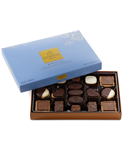 Godiva Chocolatier, 36-Pc. Assorted Biscuit Gift Box of Chocolates