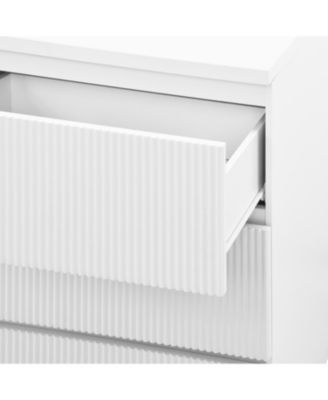 6 Drawer Wood Storage Cabinet Dresser Organizer