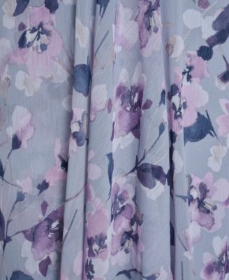 Women's Faux Wrap Balloon-Sleeve Dress