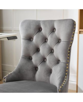 A&A Modern Velvet Home Office Chair