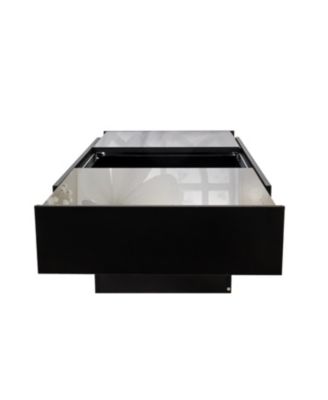 Coffee Table Sliding Top Hidden Storage Extendable