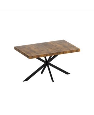 Retro Rectangular Stretch Table Versatile, Stylish, and Space-Saving  dining table