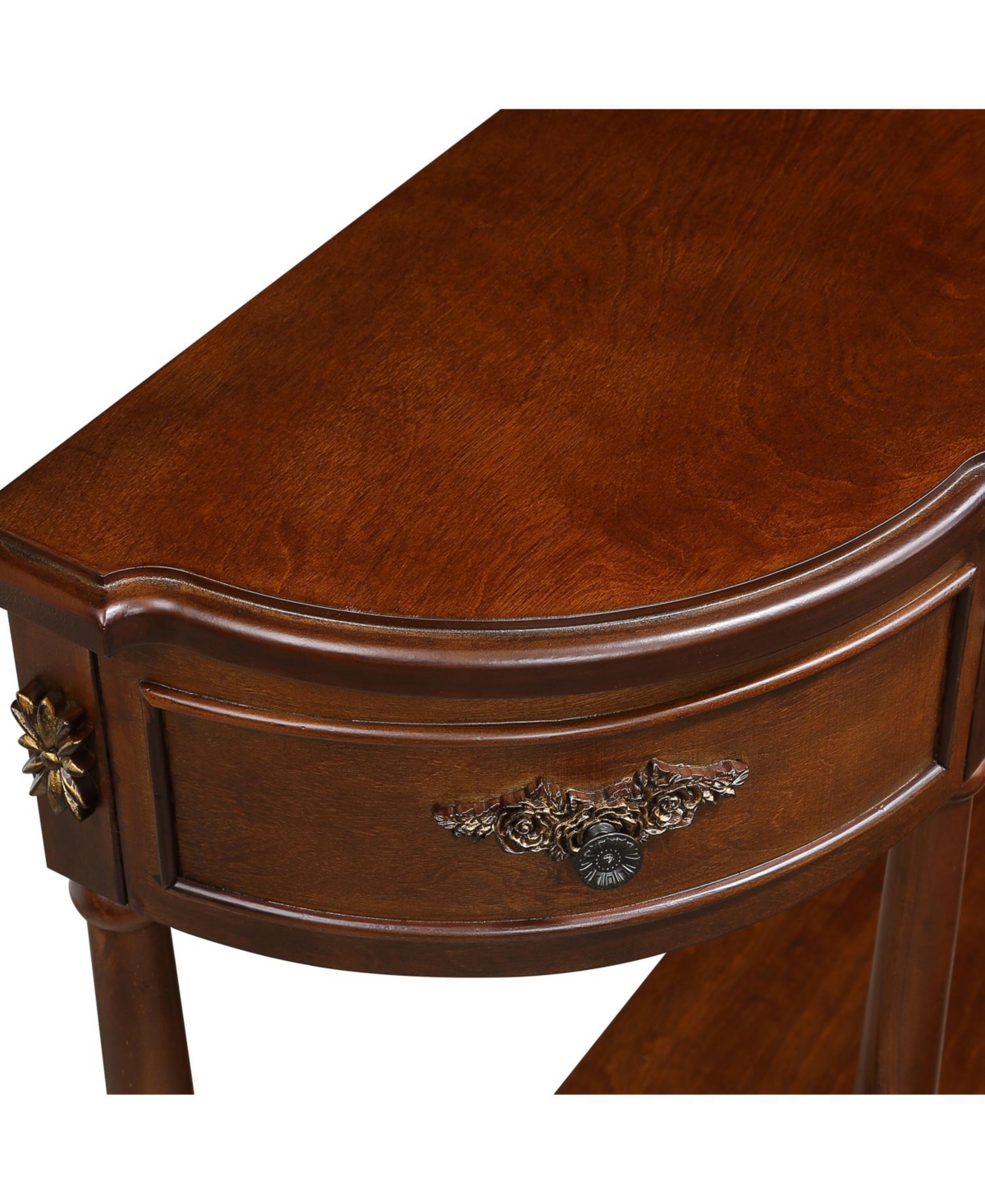 Streamdale Furniture Retro Cherry Console Table with Drawers