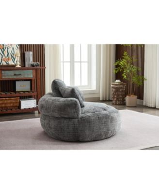 Foam Bean Bag Chair - Soft Chenille Cover