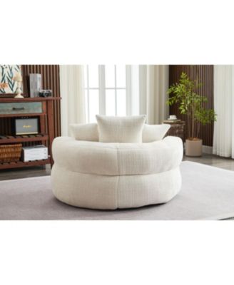 Foam Bean Bag Chair - Soft Chenille Cover