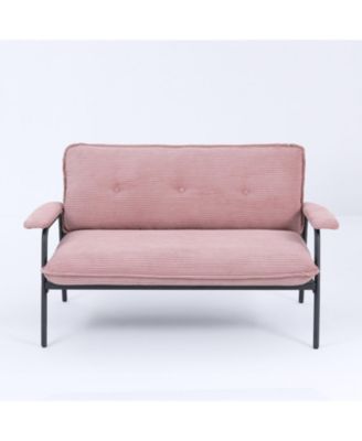 Pink 53-inch Sofa Small Apartment Living