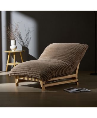 Corduroy Accent Armless Sofa