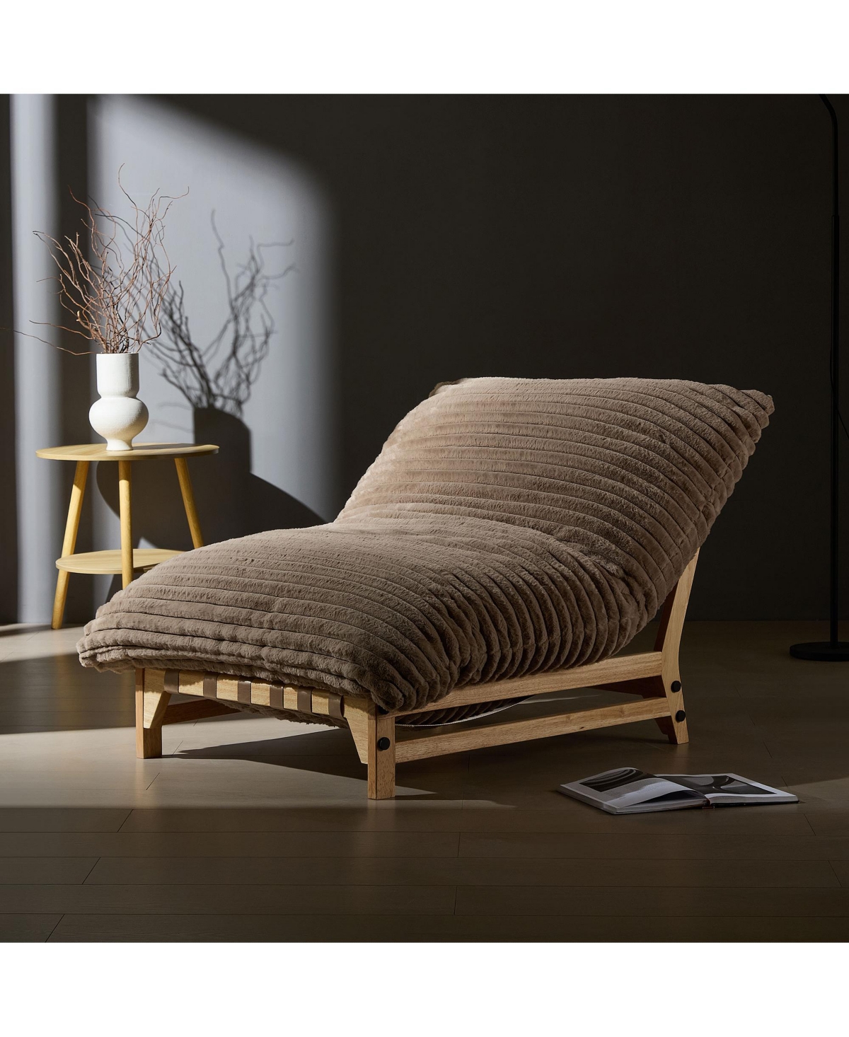 Streamdale Furniture Corduroy Accent Armless Sofa