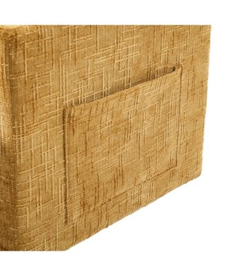 Multifunctional Chenille Recliner Sofa with Storage & Phone Bracket