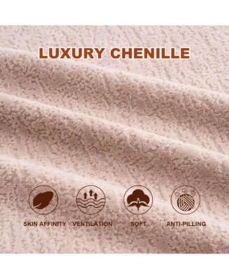 Streamdale Yin Yang Chenille Sofa Set - Compact, No Assembly, Pillows Included