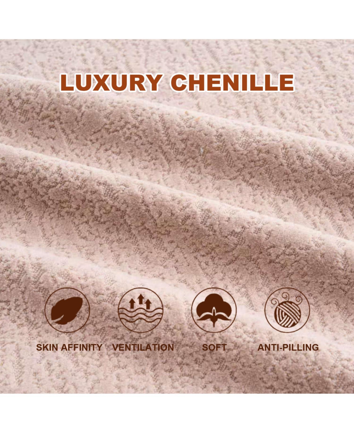 Streamdale Furniture Streamdale Yin Yang Chenille Sofa Set - Compact, No Assembly, Pillows Included