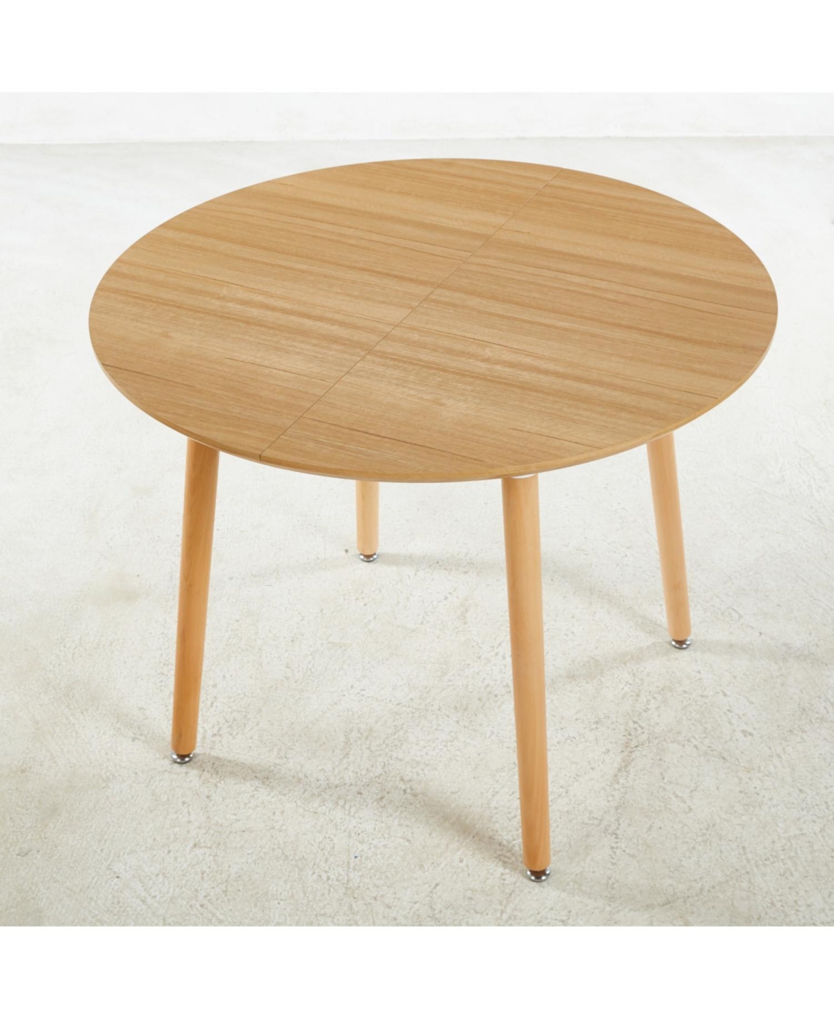 Streamdale Furniture Extensible Oak Table- Wood Leg, Mdf Top, 100/140/180x100x75cm