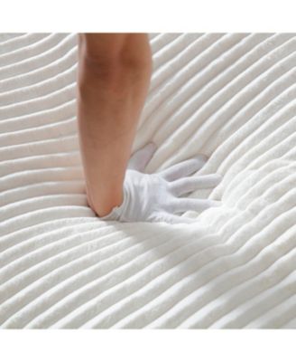 Oversized Sectional Sofa Bed with Double Chaise Lounge - Beige