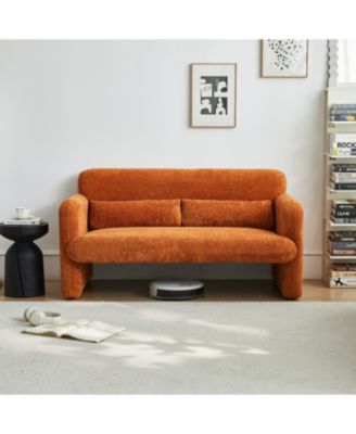 59" Velvet Sofa Loveseat - Modern Couch for Living Room