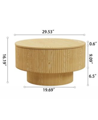 Streamdale + 29.5" + Wood + Storage + Coffee Table