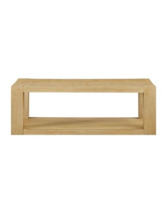 Streamdale Modern 48" Rectangular 2-Tier Coffee Table