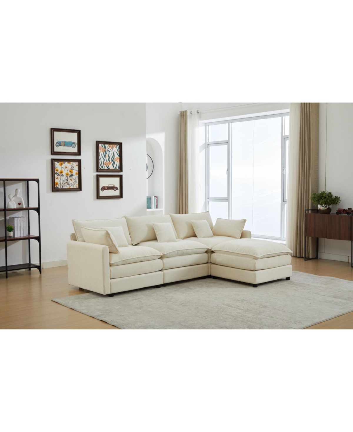 Streamdale Modular Sectional Sofa with Ottoman