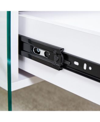 + 1 Pc. + Glass + Storage + Bedside Table