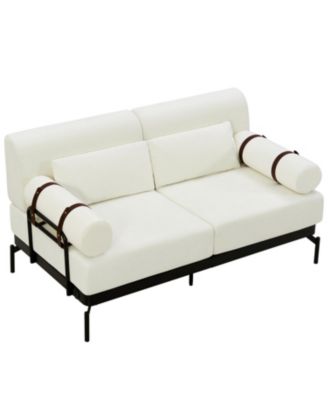 Modern Loveseat Sofa with USB Ports