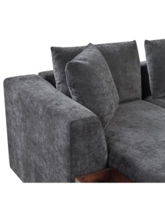 93.7" L-Shaped Sectional Sofa with Storage