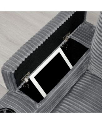 106" L-Shaped Sectional Sofa with USB