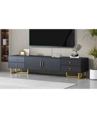TV Stand for 65+ Inch TV Modern Entertainment Center
