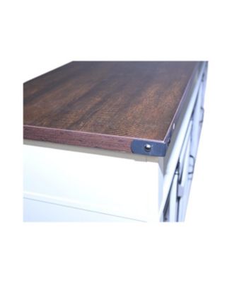 65" LED TV Stand - Barn Door Farmhouse