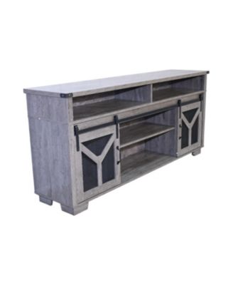 65" LED TV Stand with Barn Door