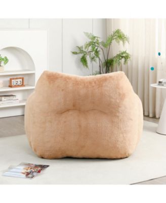 Bean Bag Sofa Chair with Armrests - Comfy Living Room Seating