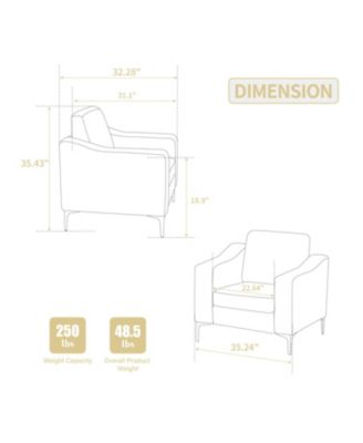 Convertible Corduroy Sectional Sofa - Beige