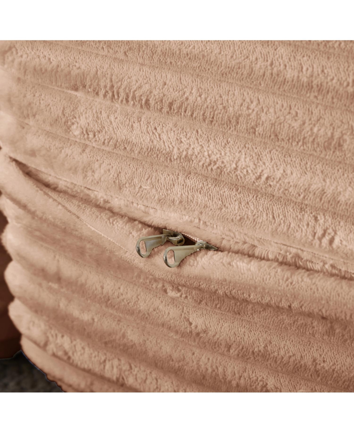 Streamdale Furniture Corduroy Floor Sofa Bed with Pillows