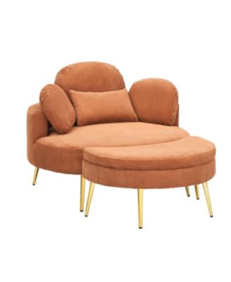 Comfortable seating suitable for small apartment bedroom space