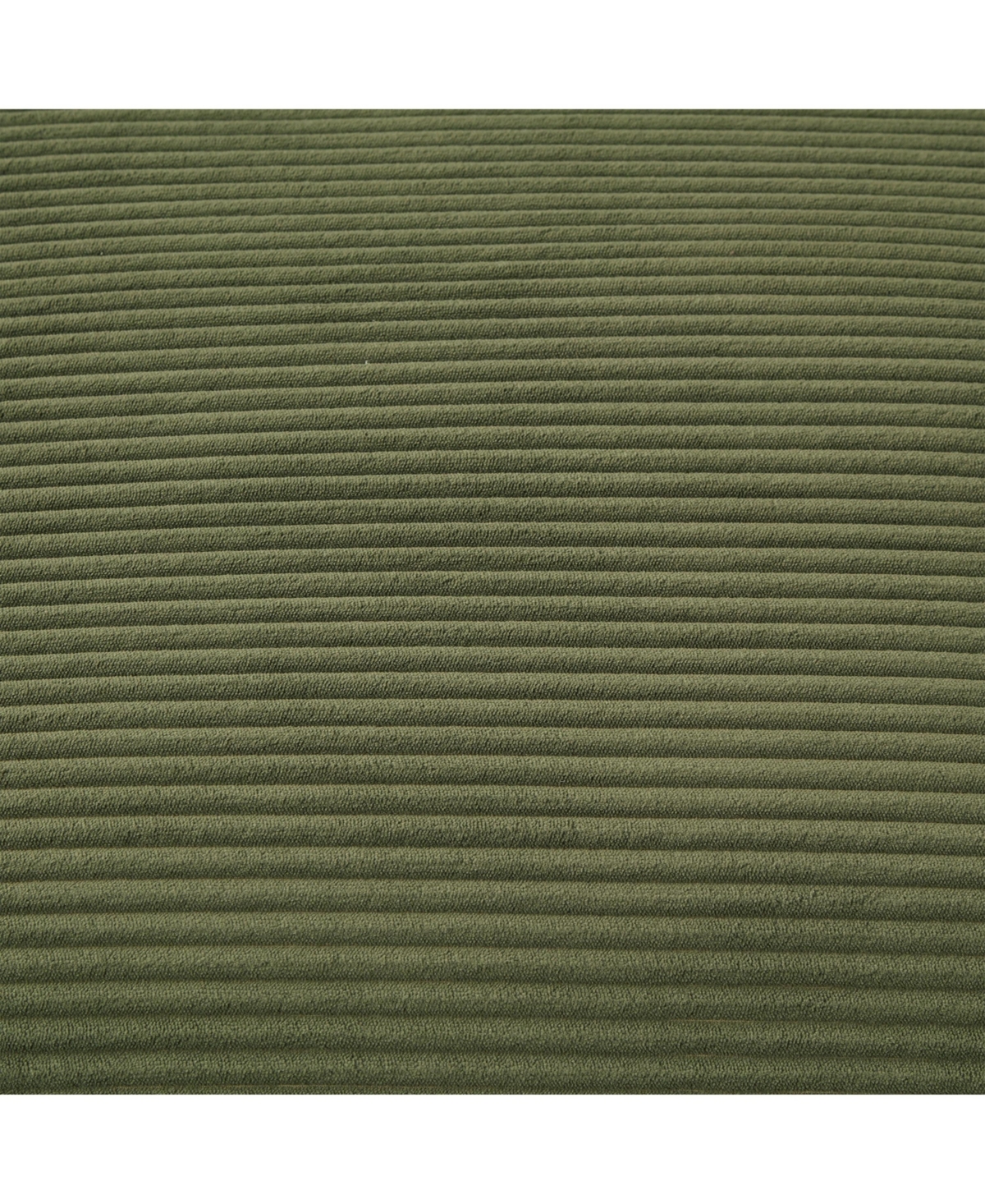 Streamdale Corduroy Sectional Sofa with Ottomans - Dark Green