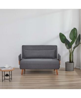 Streamdale Extra Wide 3-in-1 Loveseat Sofa Bed - Adjustable Back, Space-Saving Sleeper