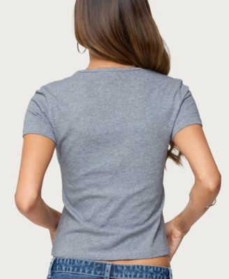 Women's Nikkey Semi Sheer T Shirt