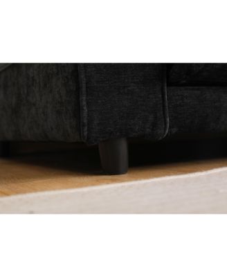 Streamdale 55" 3-Fold Sofa Bed - Convertible Futon Couch, Velvet Linen