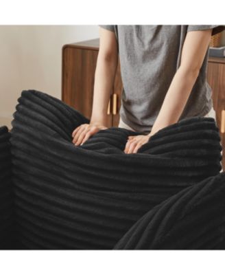 Oversized Corduroy Chaise Lounge Sofa