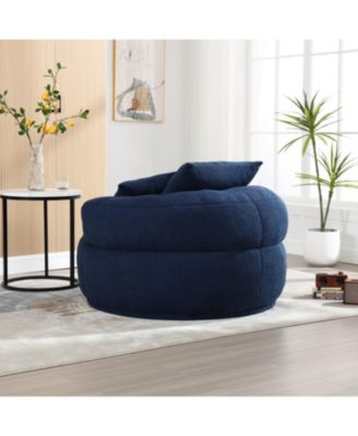 Streamdale Chenille Sleeper Sofa Chair - Modern Fluffy Lounge Seat