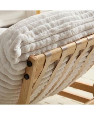 Streamdale Corduroy Accent Armless Sofa