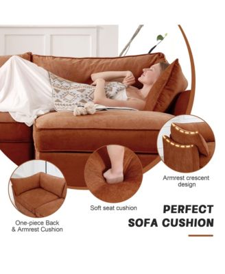 U Shape Sofa w/ Ottomans & Storage