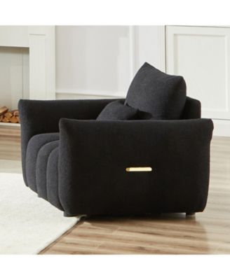 36.8" Teddy Fabric Sofa - Modern Lounge Chair