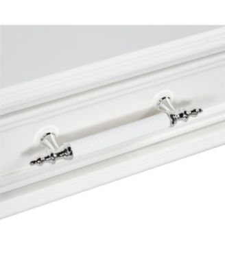 Retro Makeup Desk with Mirror & 3 Drawers