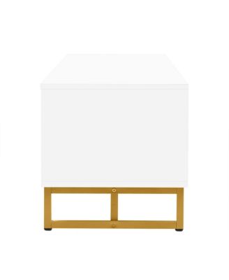 TV Stand for 65+ Inch TV, Modern Entertainment Center with Storage