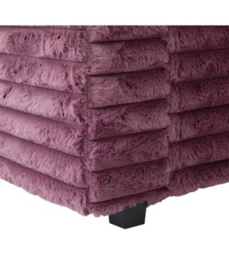 Oversized Chaise Lounge Sofa Bed with USB & Cup Holders