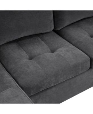 Modern U-Shaped Sectional Sofa with USB & Storage, Beige