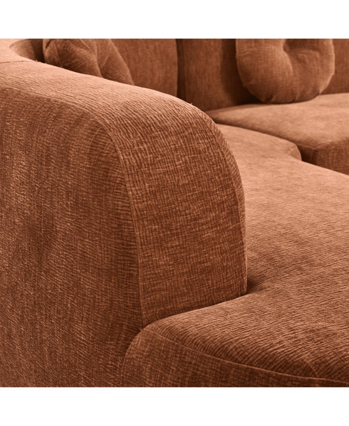 Streamdale 122" Extra Large Curved Sectional Sofa